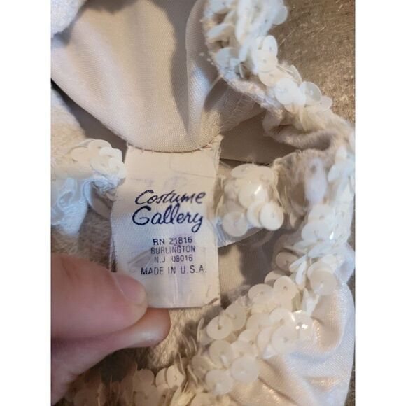 Costume Gallery white sequin tank top women's - Picture 3 of 5